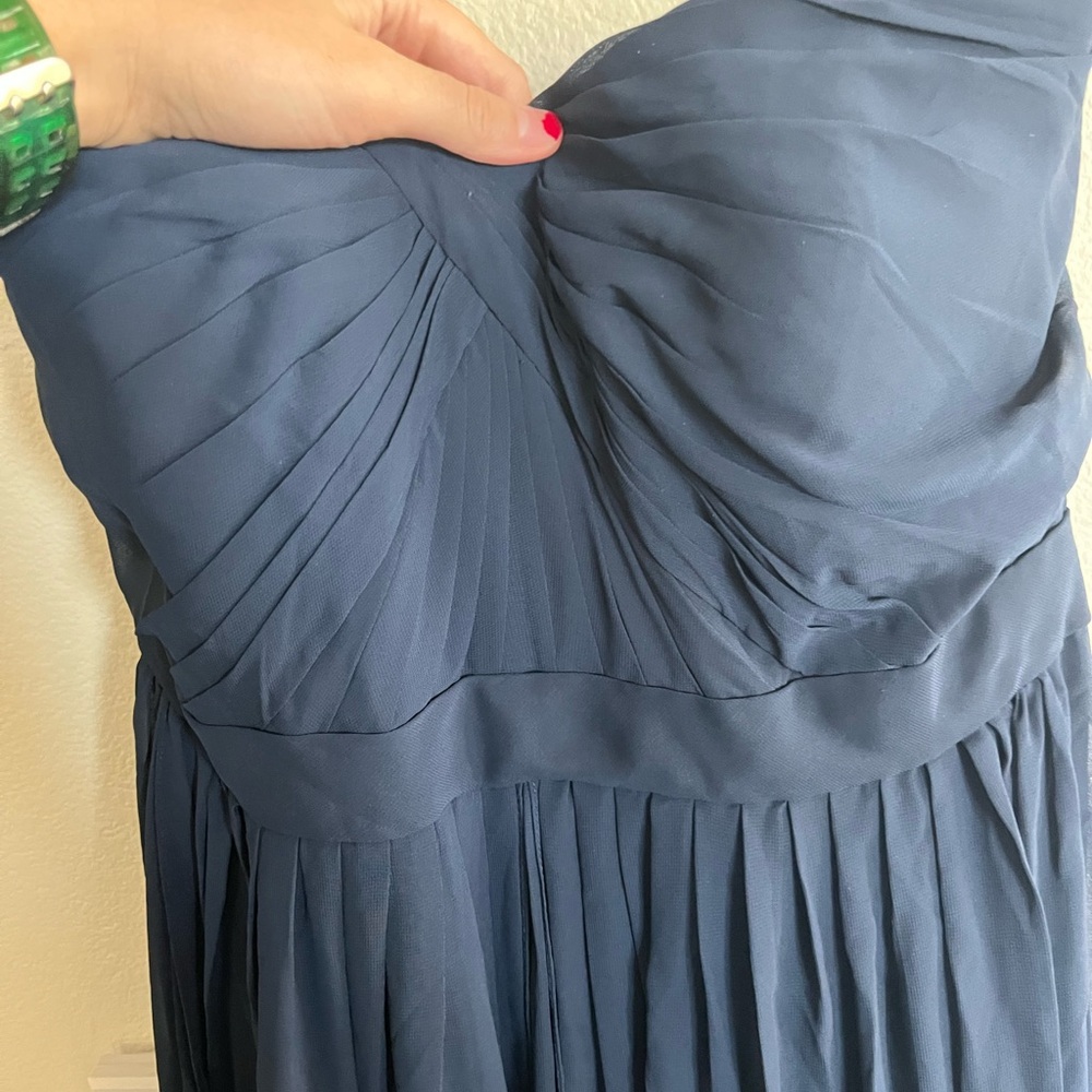 Jenny Yoo Navy Blue Mira Convertible Dress 18 - Picture 12 of 13